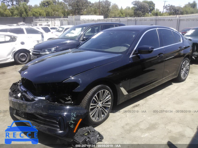 2019 BMW 530E WBAJA9C50KB399414 image 1