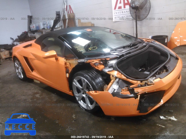 2007 LAMBORGHINI GALLARDO SPYDER ZHWGU22N07LA05225 зображення 0