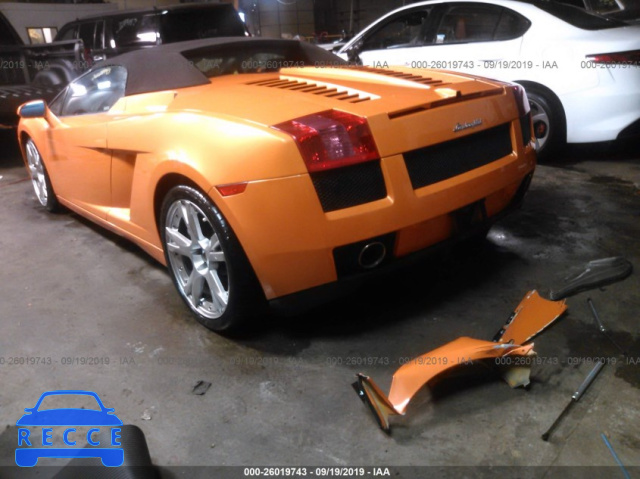 2007 LAMBORGHINI GALLARDO SPYDER ZHWGU22N07LA05225 зображення 2