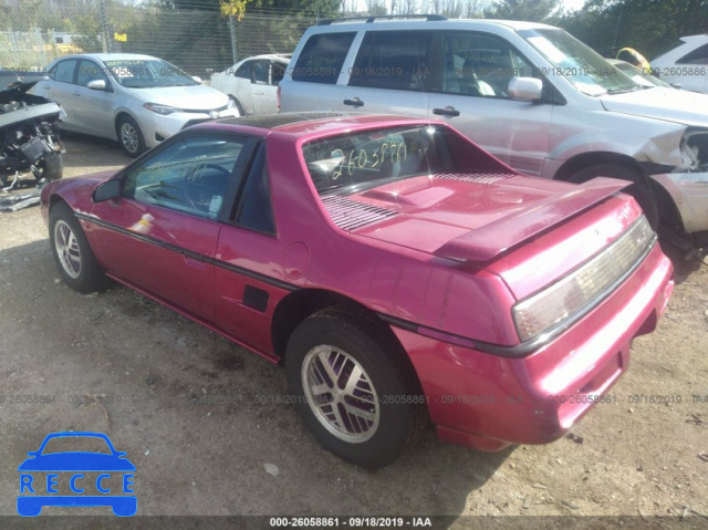 1988 PONTIAC FIERO 1G2PE11R2JP224371 image 2