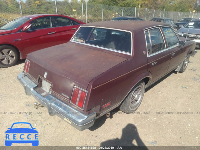 1984 OLDSMOBILE CUTLASS SUPREME BROUGHAM 1G3AM69Y4EM328378 image 3