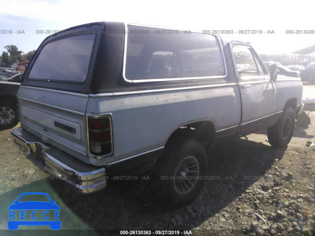 1986 DODGE RAMCHARGER AW-100 3B4GW12T0GM607384 зображення 3