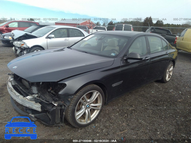 2013 BMW 7 SERIES LI WBAYE8C58DDE22171 image 1