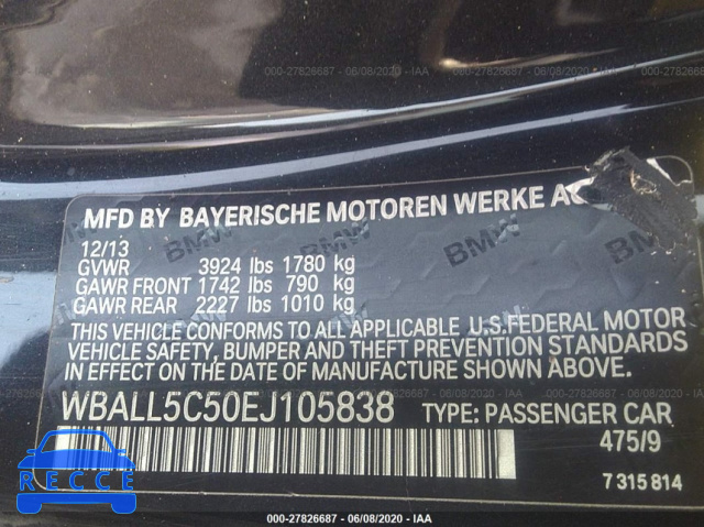 2014 BMW Z4 SDRIVE28I WBALL5C50EJ105838 зображення 8
