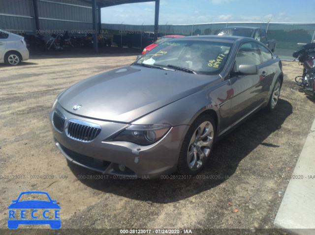 2004 BMW 6 SERIES CI AUTOMATICATIC WBAEH734X4B189477 image 1