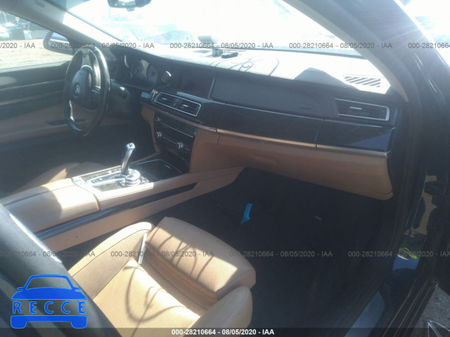 2013 BMW 7 SERIES 740LI XDRIVE WBAYF4C56DDE23941 зображення 4