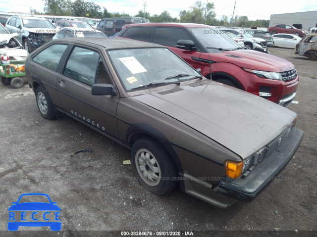 1985 VOLKSWAGEN SCIROCCO DELUXE WVWCA0536FK010655 Bild 0