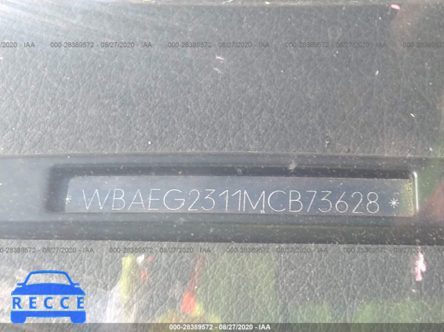 1991 BMW 850 I AUTOMATICATIC WBAEG2311MCB73628 image 8