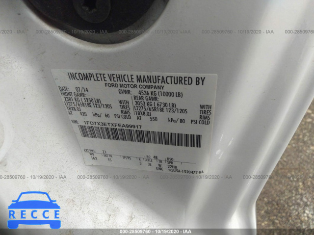 2015 FORD SUPER DUTY F-350 SRW 1FD7X3ETXFEA99917 image 8