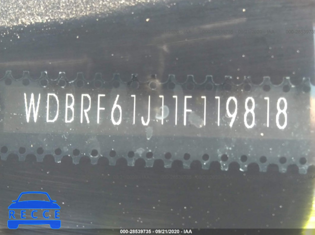 2001 MERCEDES-BENZ C-CLASS WDBRF61J11F119818 image 8