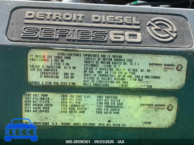 2000 FREIGHTLINER FLD FLD120 1FUPCSEB5YDB06729 image 10
