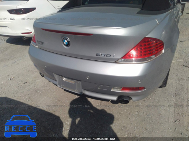 2007 BMW 6 SERIES 650I WBAEK13537CN83814 зображення 5