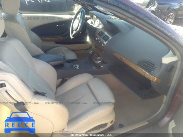 2005 BMW 6 SERIES 645CI WBAEK73435B324012 зображення 4