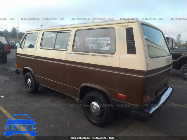 1982 VOLKSWAGEN VANAGON BUS WV2YG0259CH122533 image 2