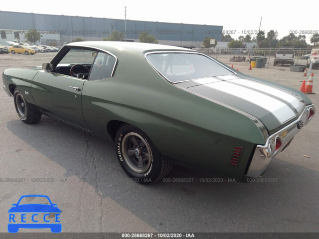 1971 CHEVROLET CHEVELLE 136371L120607 image 2