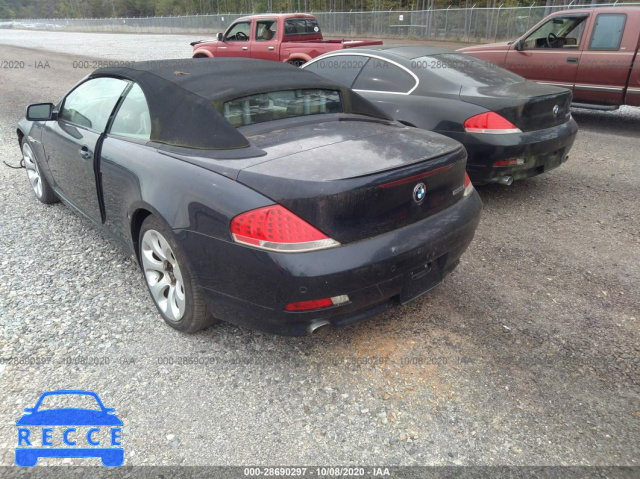 2006 BMW 6 SERIES 650CI WBAEK134X6CN78115 зображення 2