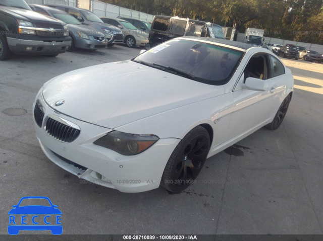 2006 BMW 6 SERIES 650CI WBAEH13456CR49616 зображення 1