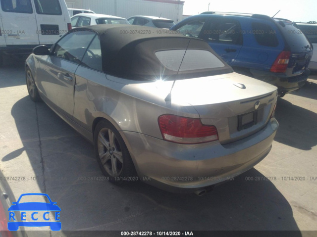 2008 BMW 1 SERIES 128I WBAUL735X8VE88297 image 2