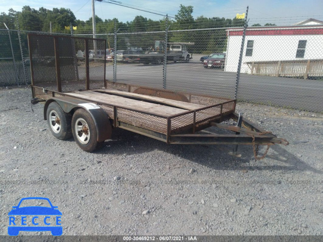 1990 HOMEMADE UTILITY TRAILER  WV108111 image 0