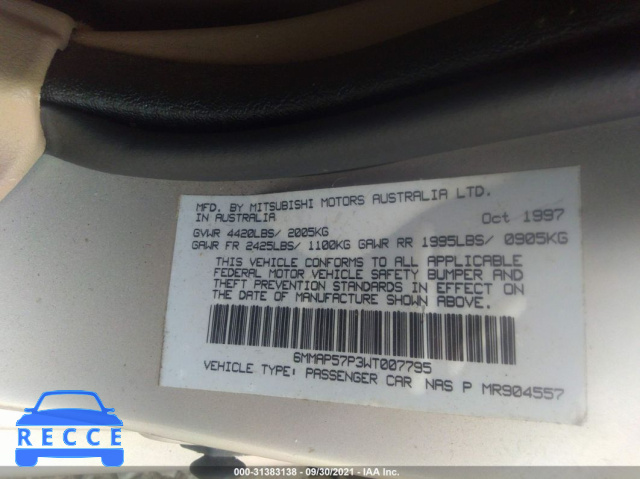 1998 MITSUBISHI DIAMANTE LS 6MMAP57P3WT007795 image 8