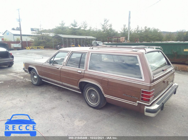 1989 MERCURY MARQUIS COLONY PARK LS 2MEBM79FXKX644153 image 2