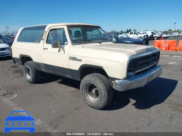 1987 DODGE RAMCHARGER AW-100 3B4GW12T1HM734338 image 0