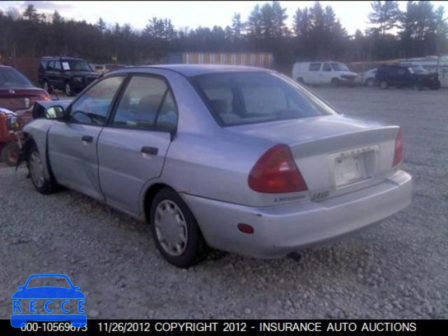 2001 MITSUBISHI MIRAGE ES JA3AY26C11U008367 image 2