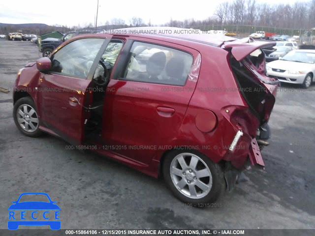 2014 Mitsubishi Mirage ES ML32A4HJ9EH006966 image 2