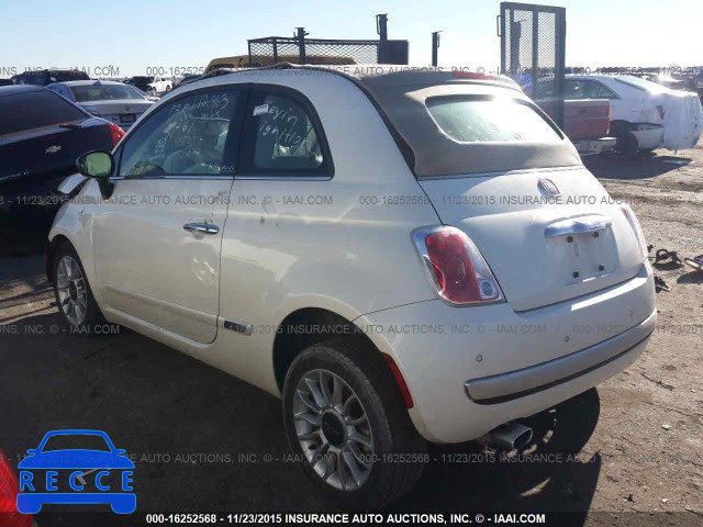 2014 Fiat 500 3C3CFFER9ET169261 image 2