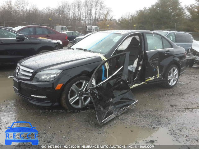 2011 MERCEDES-BENZ C300 4 MATIC WDDGF8BB2BR187448 зображення 1