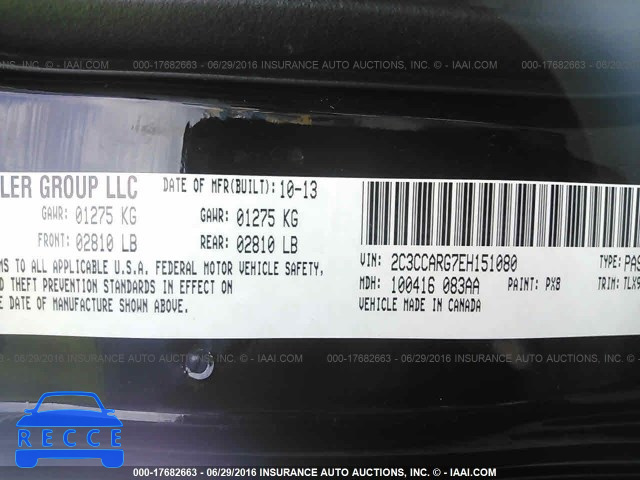 2014 Chrysler 300 2C3CCARG7EH151080 image 8