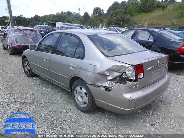2003 Honda Civic HYBRID JHMES95683S015256 image 2