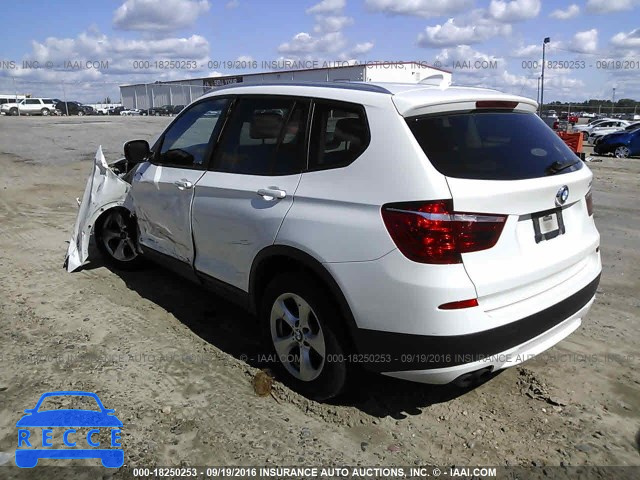 2011 BMW X3 XDRIVE28I 5UXWX5C59BL712369 image 2