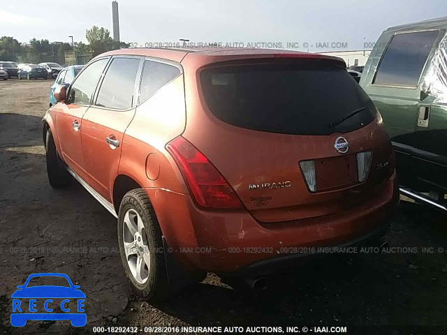 2005 Nissan Murano SL/SE/S JN8AZ08W25W402730 зображення 2