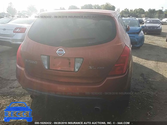 2005 Nissan Murano SL/SE/S JN8AZ08W25W402730 зображення 3