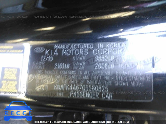 2016 KIA Forte KNAFK4A67G5580825 image 8