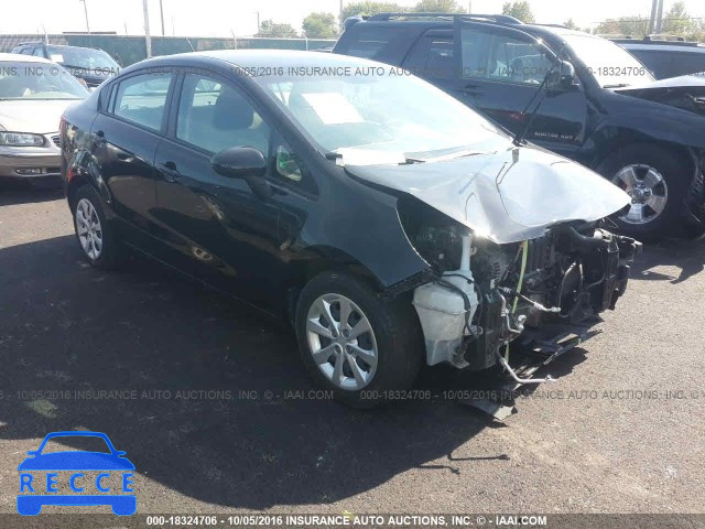 2014 KIA RIO LX KNADM4A36E6370442 зображення 0