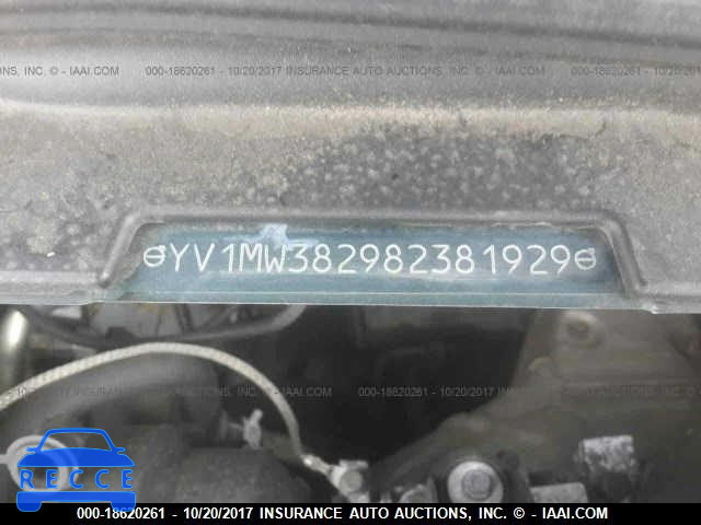 2008 Volvo V50 2.4I YV1MW382982381929 image 8
