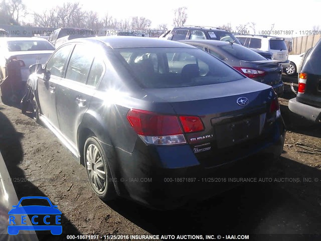 2011 Subaru Legacy 2.5I 4S3BMCA65B3245122 image 2