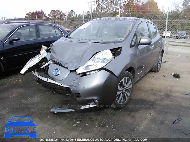 2015 Nissan Leaf S/SV/SL 1N4AZ0CP5FC325078 Bild 1