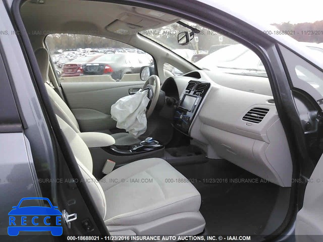 2015 Nissan Leaf S/SV/SL 1N4AZ0CP5FC325078 Bild 4