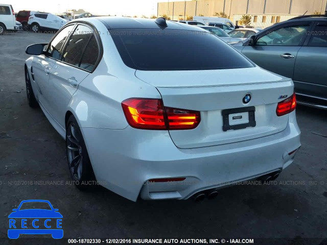 2015 BMW M3 WBS3C9C56FP805624 зображення 2