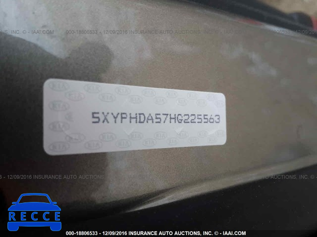 2017 KIA Sorento EX 5XYPHDA57HG225563 image 8