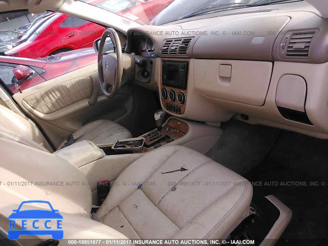 2005 Mercedes-benz ML 500 4JGAB75E55A528402 зображення 4