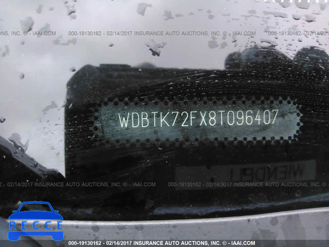 2008 Mercedes-benz CLK WDBTK72FX8T096407 image 8