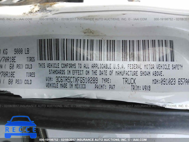 2015 RAM 2500 ST 3C6TR5CTXFG510289 image 8