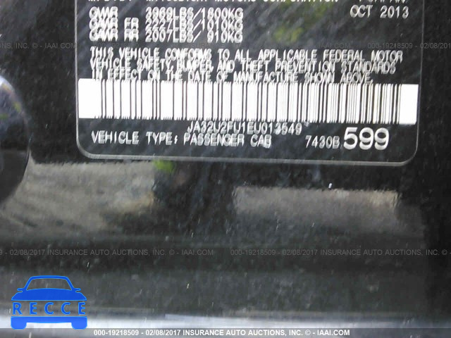 2014 Mitsubishi Lancer ES/ES SPORT JA32U2FU1EU013549 image 8