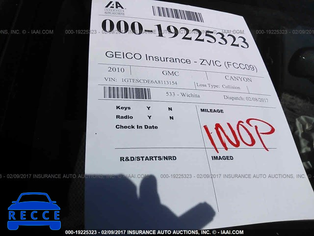 2010 GMC Canyon SLE 1GTESCDE6A8113154 Bild 6