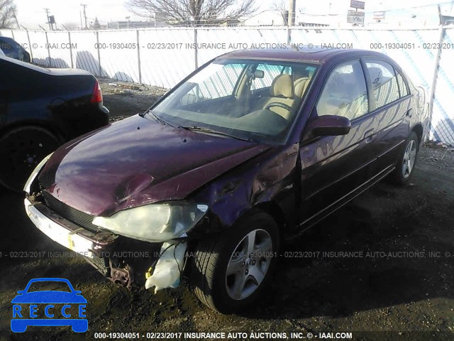 2004 Honda Civic 1HGES26754L017723 image 1