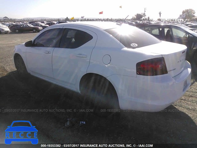 2012 Dodge Avenger 1C3CDZAB4CN111720 зображення 2